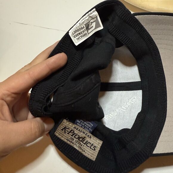 Snap On Hat Cap One Size Flex Black White Tools Outdoors K Products Men’s Hat - Picture 5 of 6